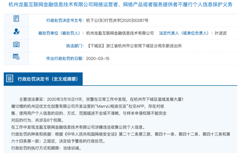 用户隐私侵犯严管之下盈盈金科主体仍顶风作案